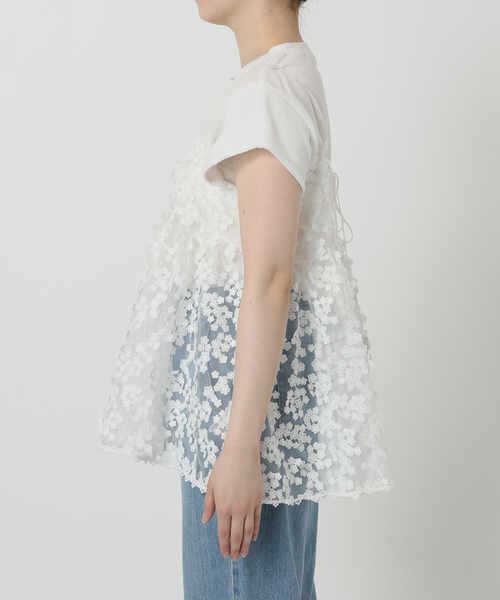 IENA（イエナ）の「《追加》フラワーエンブロイダリー キャミソール（キャミソール・レディース・ホワイト・FREE）」の13枚目の写真