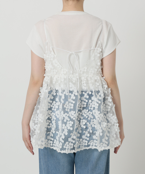 IENA（イエナ）の「《追加》フラワーエンブロイダリー キャミソール（キャミソール・レディース・ホワイト・FREE）」の14枚目の写真