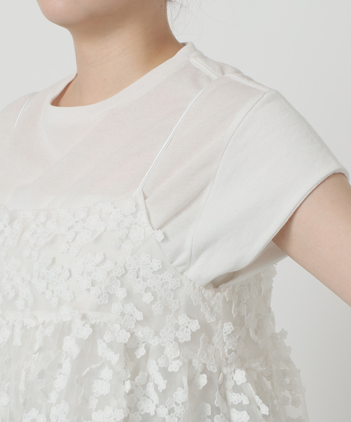 IENA（イエナ）の「《追加》フラワーエンブロイダリー キャミソール（キャミソール・レディース・ホワイト・FREE）」の16枚目の写真