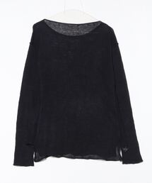 ミューズデドゥーズィエムクラス 黒 長袖 ニットコート 081-102505270212_1.jpg