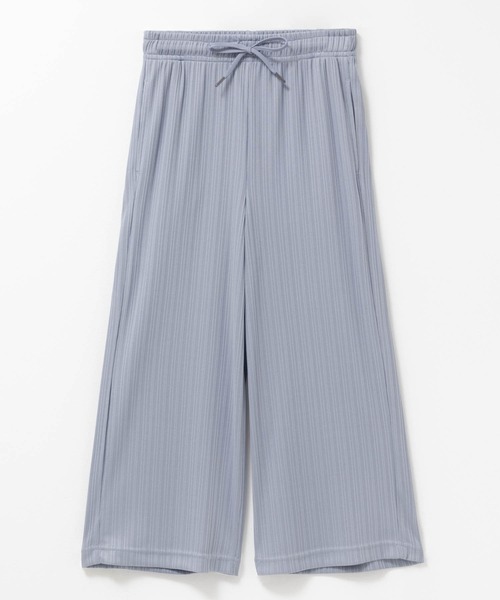 NAVY（ネイビー）の「NAVY リブワイドパンツ（その他パンツ・キッズ・ブラック/サックスブルー/ミント・120/160/150/140/130）」の3枚目の写真