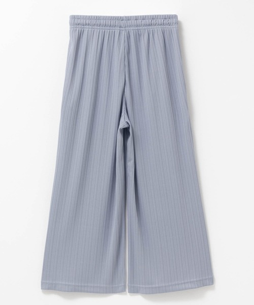 NAVY（ネイビー）の「NAVY リブワイドパンツ（その他パンツ・キッズ・ブラック/サックスブルー/ミント・120/160/150/140/130）」の4枚目の写真