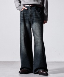 CLEL(�N���C��)�́yCLEL�zRelief Straight Denim Pants / �����[�t�X�g���[�g�f�j���p���c�y�Z�b�g�A�b�v�Ή��z(�f�j���p���c)