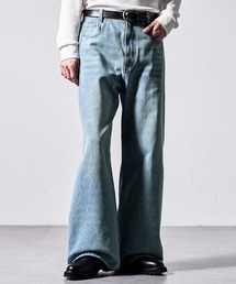 CLEL（クレイル）の「【CLEL】Relief Straight Denim Pants   レリーフストレートデニムパンツ【セットアップ対応】（デニムパンツ）」