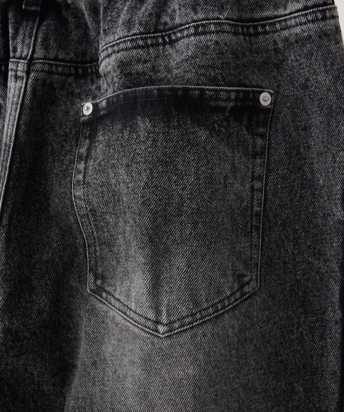CLEL（クレイル）の「【CLEL】Relief Straight Denim Pants / レリーフストレートデニムパンツ【セットアップ対応】（デニムパンツ・メンズ・ブラック/グレー/ブルー系/ブラック系/ブラック系1/ブルー・XS/S/M/L）」の7枚目の写真