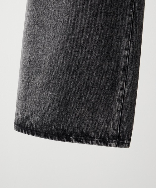 CLEL（クレイル）の「【CLEL】Relief Straight Denim Pants / レリーフストレートデニムパンツ【セットアップ対応】（デニムパンツ・メンズ・ブラック/グレー/ブルー系/ブラック系/ブラック系1/ブルー・XS/S/M/L）」の10枚目の写真