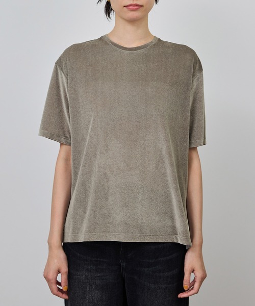 ROPE'(ロペ)の「シアーベロアTシャツ/イージーケア(Tシャツ/カットソー・レディース・ブラック/ワイン/グレー・FREE)」の8枚目の写真