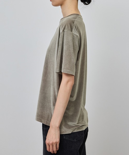 ROPE'(ロペ)の「シアーベロアTシャツ/イージーケア(Tシャツ/カットソー・レディース・ブラック/ワイン/グレー・FREE)」の9枚目の写真