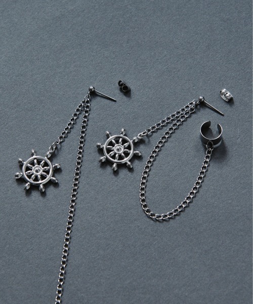 アソートイヤカフツキピアス【両耳用】（ピアス（両耳用））｜Ellno