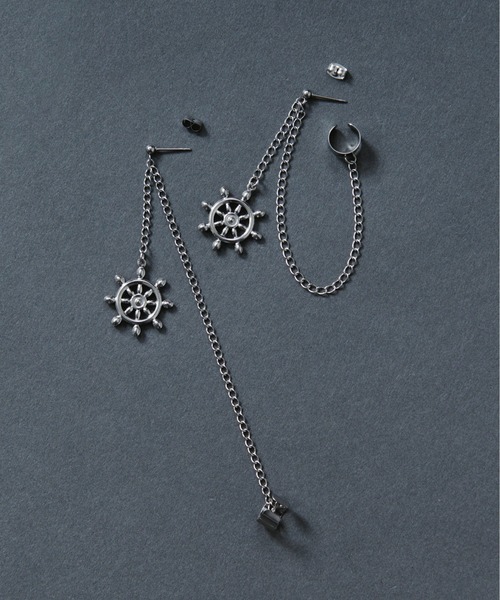 アソートイヤカフツキピアス【両耳用】（ピアス（両耳用））｜Ellno