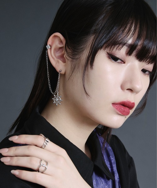 アソートイヤカフツキピアス【両耳用】（ピアス（両耳用））｜Ellno