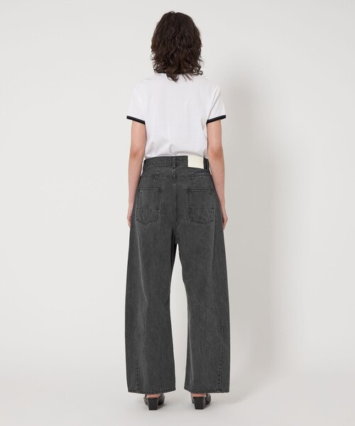 【美品】ASTRAET 定価4.4万13オンス ルーファ デニムパンツ ASTRAET＞13オンス ルーファ ブラックデニムパンツ UNISEX