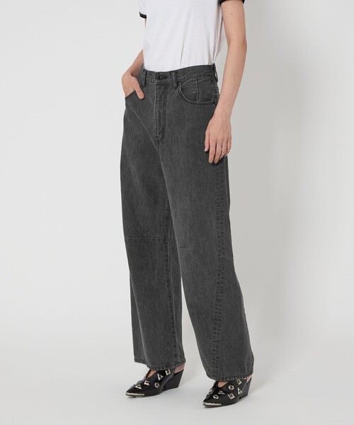 【新品・未使用】 ASTRAET （アストラット）テーパードパンツ ブラック ASTRAET - 【BLACK】<ASTRAET>ウエストゴム テーパードパンツの
