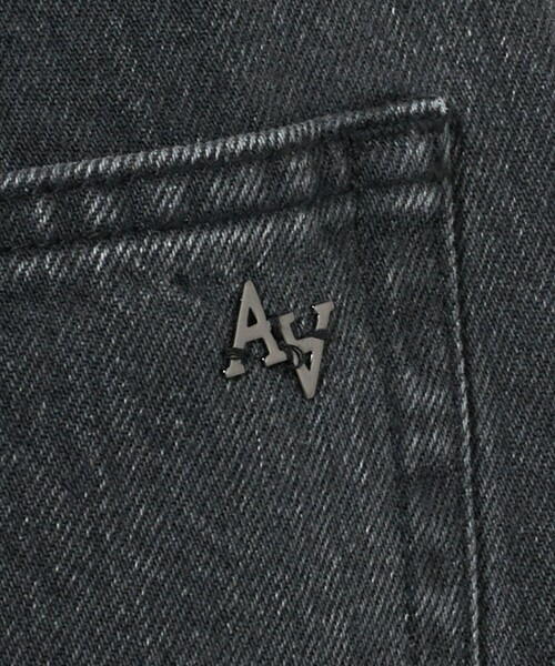 【美品】ASTRAET 定価4.4万13オンス ルーファ デニムパンツ ASTRAET＞13オンス REGULAR ブラックデニムパンツ UNISEX