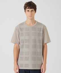 BLACK LABEL CRESTBRIDGE | シアーチェックコンビTシャツ(Tシャツ/カットソー)