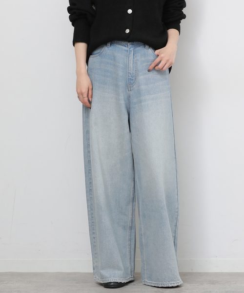 JOURNAL STANDARD relume（ジャーナルスタンダード　レリューム）の「《WEB限定追加4》バギーデニム（デニムパンツ・レディース・サックスブルー・36/38）」の5枚目の写真
