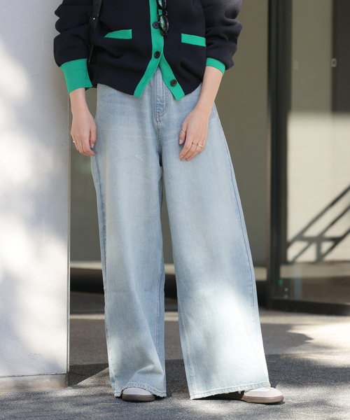 JOURNAL STANDARD relume（ジャーナルスタンダード　レリューム）の「《WEB限定追加4》バギーデニム（デニムパンツ・レディース・サックスブルー・36/38）」の14枚目の写真