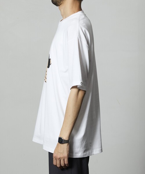 cotton pan（コットンパン）の「COTTON PAN/コットンパン くま フロントプリントTシャツ / CP25AW-FH005（Tシャツ/カットソー・メンズ・ブラック/ホワイト・L/M）」の12枚目の写真