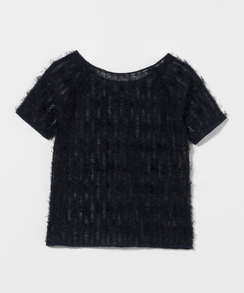 ATTISESSION（アティセッション）の「＜ATTISESSION＞フェザーライク チュール プルオーバー トップス（その他トップス・レディース・オフホワイト/ネイビー・FREE）」の12枚目の写真