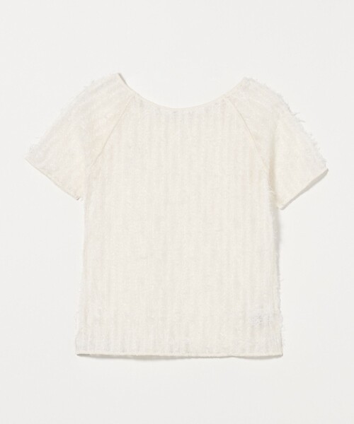 ATTISESSION（アティセッション）の「＜ATTISESSION＞フェザーライク チュール プルオーバー トップス（その他トップス・レディース・オフホワイト/ネイビー・FREE）」の7枚目の写真