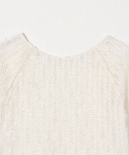 ATTISESSION（アティセッション）の「＜ATTISESSION＞フェザーライク チュール プルオーバー トップス（その他トップス・レディース・オフホワイト/ネイビー・FREE）」の5枚目の写真