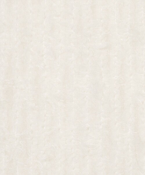 ATTISESSION（アティセッション）の「＜ATTISESSION＞フェザーライク チュール プルオーバー トップス（その他トップス・レディース・オフホワイト/ネイビー・FREE）」の4枚目の写真