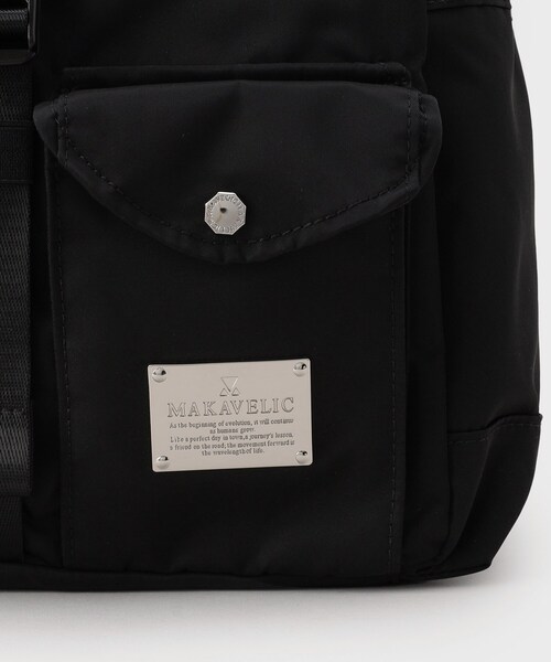 tk.TAKEO KIKUCHI(ティーケータケオキクチ)の「MAKAVELIC ワンショルダーバックパック(バックパック/リュック・メンズ・ブラック・00)」の19枚目の写真