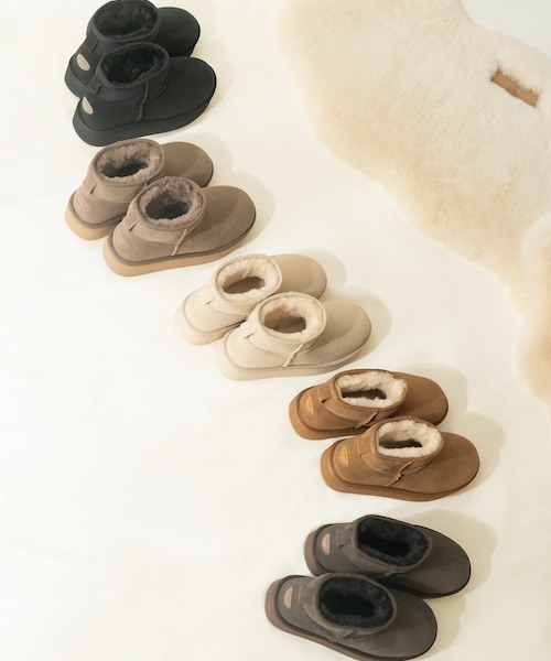 EMU Australia（エミューオーストラリア）の「Stinger Micro Flatform 2.0（ブーツ・レディース・ブラック/ベージュ/チョコ/クリーム/グレイッシュベージュ・8/7/6/9/5）」の6枚目の写真