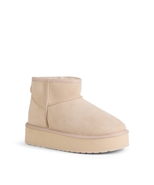 EMU Australia（エミューオーストラリア）の「Stinger Micro Flatform 2.0（ブーツ・レディース・ブラック/ベージュ/チョコ/クリーム/グレイッシュベージュ・8/7/6/9/5）」の14枚目の写真