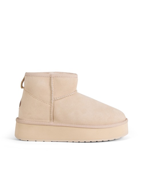 EMU Australia（エミューオーストラリア）の「Stinger Micro Flatform 2.0（ブーツ・レディース・ブラック/ベージュ/チョコ/クリーム/グレイッシュベージュ・8/7/6/9/5）」の13枚目の写真