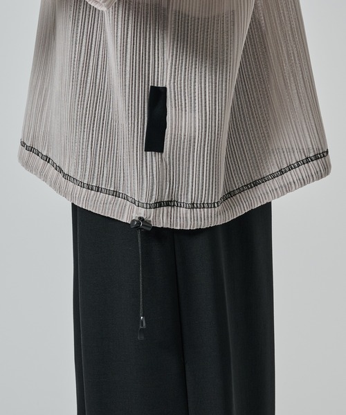 シャリーフ SHAREEF STRIPE LABORATORYシャツコート SHAREEF（シャリーフ）の「BLOCK STRIPE LABORATORY COAT