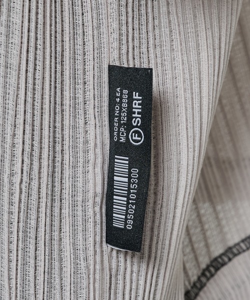 SHAREEF(シャリーフ)の「【SHAREEF】SHEER CODE TEE(Tシャツ/カットソー・メンズ・ブラック/ホワイト・1/2)」の16枚目の写真