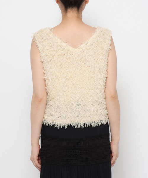 mysty woman（ミスティウーマン）の「2WAYフラッフィーベスト 584675（ベスト・レディース・グレー/アイボリー/ブラック・FREE）」の13枚目の写真