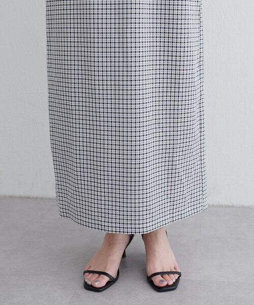 natural couture（ナチュラルクチュール）の「【ako】ポコポコチェック袖ボリュームワンピース（ワンピース・レディース・その他1/ピンク/グリーン/ボルドー/ブラック・FREE）」の16枚目の写真