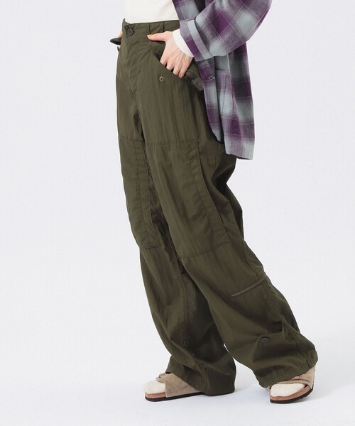 BEAMS BOY(ビームスボーイ)の「【1/15再値下げ】ヘリクルー パンツ(カーゴパンツ・レディース・オリーブ/ネイビー・0/1)」の5枚目の写真