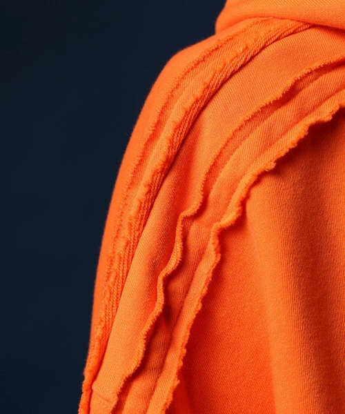 NERDY（ノルディ）の「ローエッジフーディー（パーカー・メンズ・ブラック/オレンジ/ブルー・LL/S/M/L）」の4枚目の写真