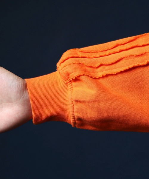 NERDY（ノルディ）の「ローエッジフーディー（パーカー・メンズ・ブラック/オレンジ/ブルー・LL/S/M/L）」の7枚目の写真