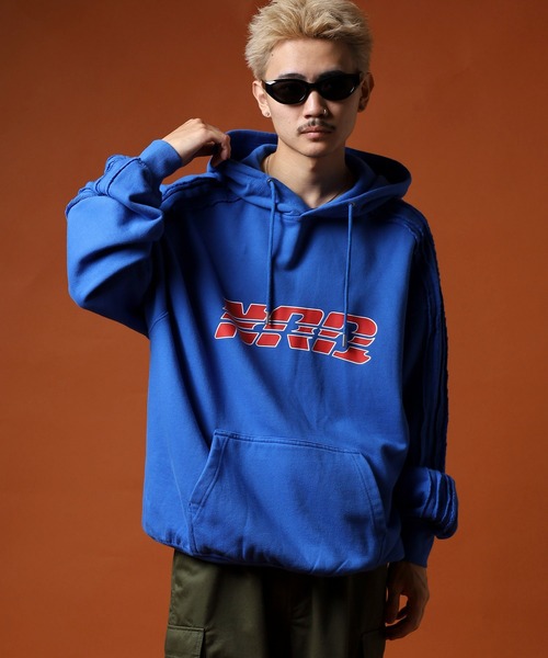 NERDY（ノルディ）の「ローエッジフーディー（パーカー・メンズ・ブラック/オレンジ/ブルー・LL/S/M/L）」の20枚目の写真