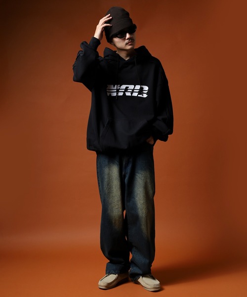 NERDY（ノルディ）の「ローエッジフーディー（パーカー・メンズ・ブラック/オレンジ/ブルー・LL/S/M/L）」の14枚目の写真