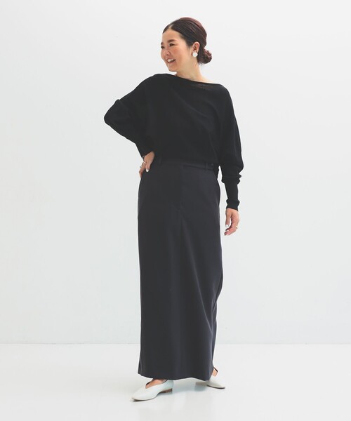Demi-Luxe BEAMS(デミルクス ビームス)の「ボートネック レディ ニット .M(ニット/セーター・レディース・ブラック/カーキ/ネイビー/オフホワイト・ONE SIZE)」の22枚目の写真