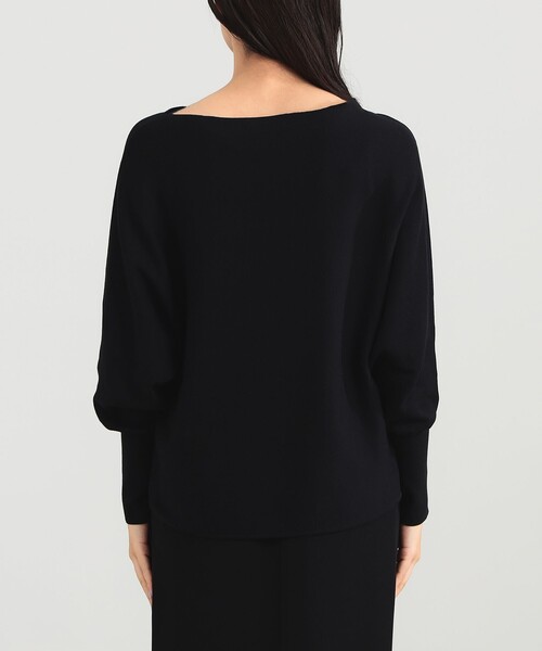 ボートネック レディ ニット .M［手洗い可］（ニット/セーター）｜Demi