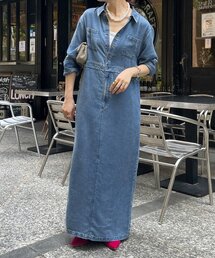 リヨセルデニムワンピース