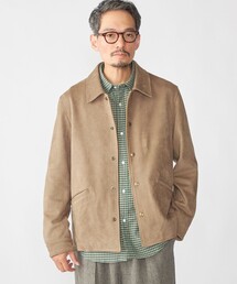 SHIPS | SHIPS: ポリエステル フェイク スエード コーチ ブルゾン(ブルゾン)