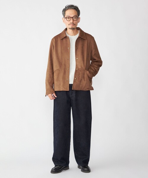 SHIPS（シップス）の「SHIPS: ポリエステル フェイク スエード コーチ