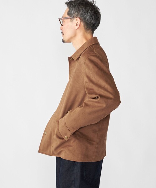 SHIPS(シップス)の「SHIPS: ポリエステル フェイク スエード コーチ ブルゾン(ブルゾン・メンズ・グレー/ブラウン・SMALL/MEDIUM/LARGE/X-LARGE)」の21枚目の写真