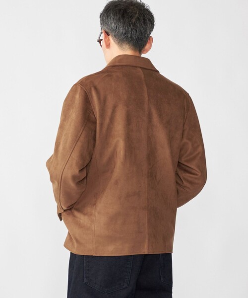 SHIPS(シップス)の「SHIPS: ポリエステル フェイク スエード コーチ ブルゾン(ブルゾン・メンズ・グレー/ブラウン・SMALL/MEDIUM/LARGE/X-LARGE)」の22枚目の写真