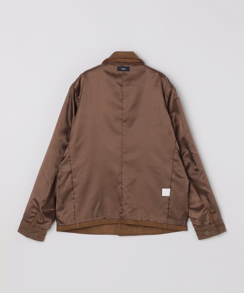 SHIPS(シップス)の「SHIPS: ポリエステル フェイク スエード コーチ ブルゾン(ブルゾン・メンズ・グレー/ブラウン・SMALL/MEDIUM/LARGE/X-LARGE)」の4枚目の写真