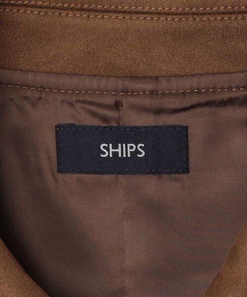 SHIPS(シップス)の「SHIPS: ポリエステル フェイク スエード コーチ ブルゾン(ブルゾン・メンズ・グレー/ブラウン・SMALL/MEDIUM/LARGE/X-LARGE)」の6枚目の写真