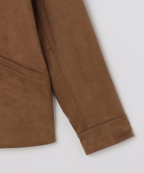 SHIPS(シップス)の「SHIPS: ポリエステル フェイク スエード コーチ ブルゾン(ブルゾン・メンズ・グレー/ブラウン・SMALL/MEDIUM/LARGE/X-LARGE)」の7枚目の写真