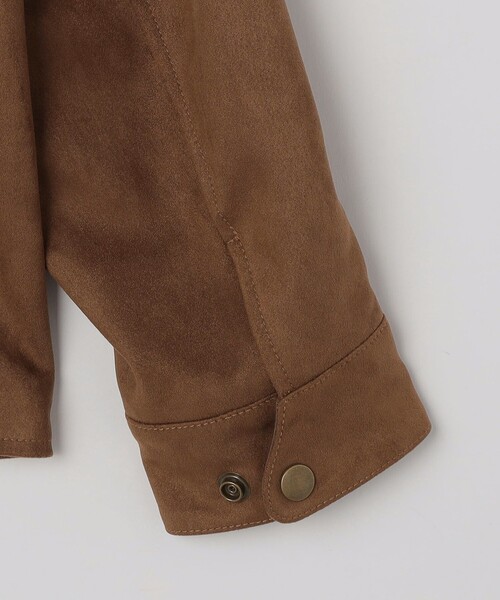 SHIPS(シップス)の「SHIPS: ポリエステル フェイク スエード コーチ ブルゾン(ブルゾン・メンズ・グレー/ブラウン・SMALL/MEDIUM/LARGE/X-LARGE)」の8枚目の写真